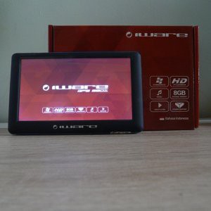 Iware GPS Navigator 9801   Biru   Free Screen Protector Diskon