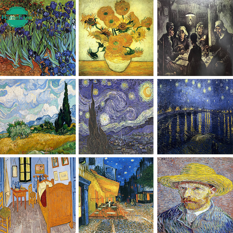 Gogh lukisan van Empat Lukisan