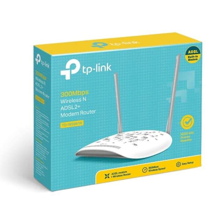 TP-LINK ADSL TD-W8961N (fixed antenna)