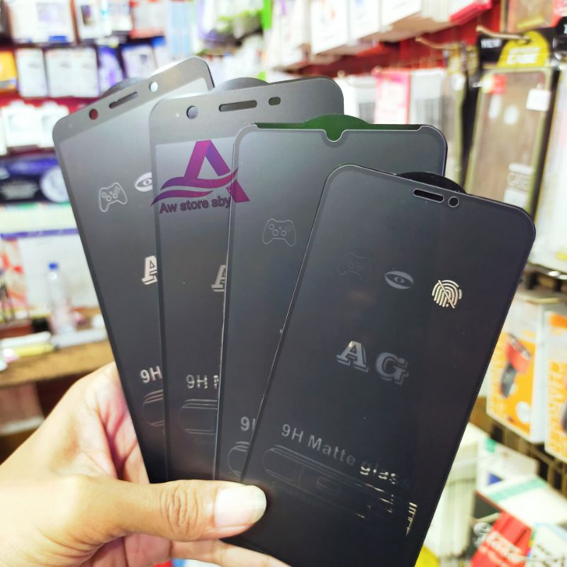 MATTE GLASS ANTI MINYAK REDMI 9/9T/9A/9C/10A/POCO M3/ X3/X3 PRO/ POCO F3 Anti Gores Xiaomi Matte