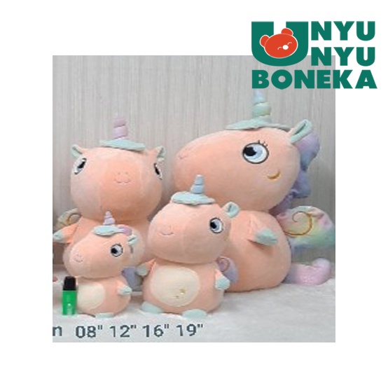 Boneka Soft Cute Unicorn24cm/BonekaKarakter/KudaTerbang/MainanAnak