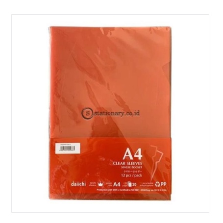 

Daiichi Clear Sleeves A4 (240X315mm) Merah DCS05A4-101012