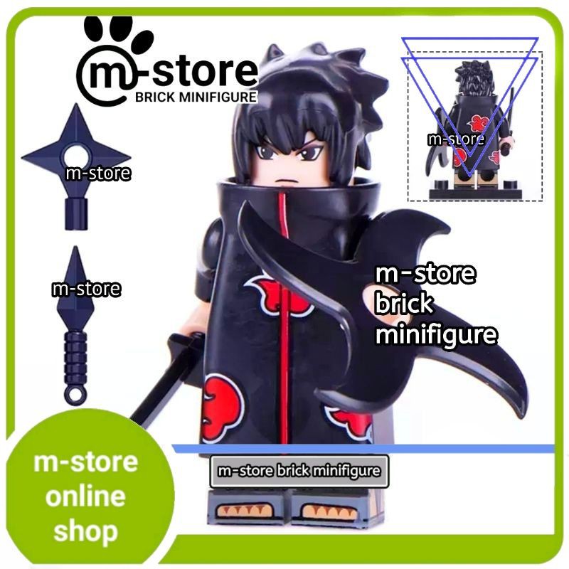 lego naruto sasuke building block