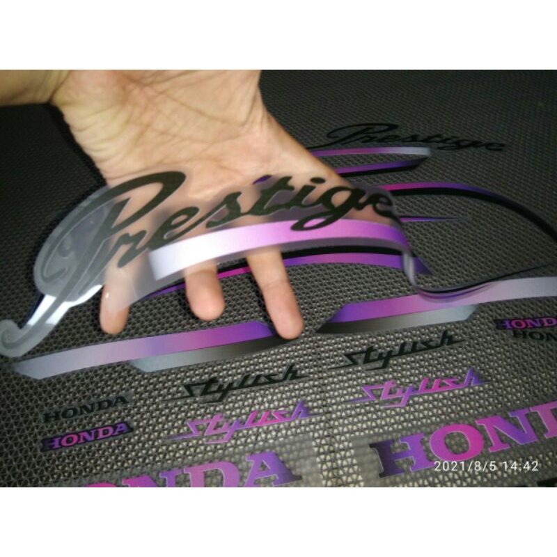 STRIPING STICKER TRANSPARAN SCOOPY PRESTIGE 2021