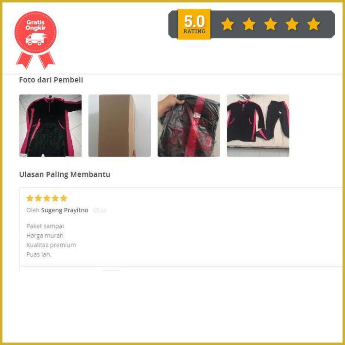 Baju Olahraga Muslimah Setelan Celana Baju Training Wanita Uk Xxl-Xxxl Premium