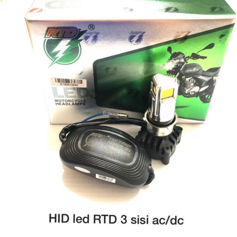 LAMPU LED RTD 3 SISI KIPAS
