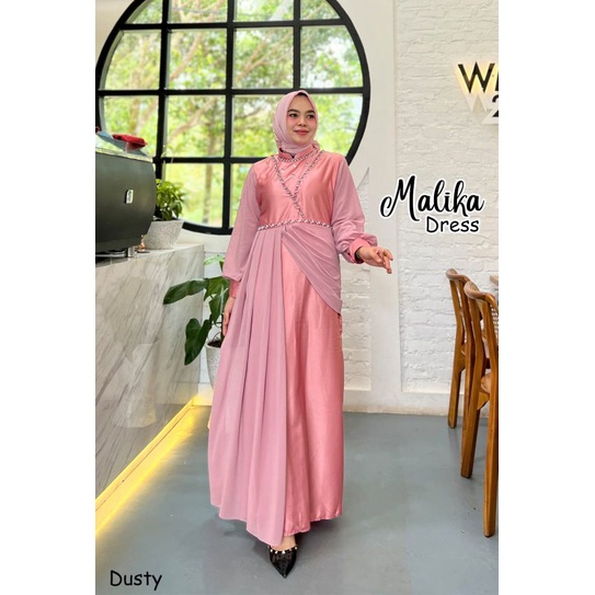 MALIKA Gamis Pesta Gamis Kondangan Muslimah