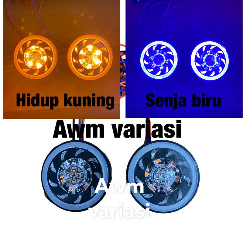 Lampu Mata Kucing Bulat Belakang Bawah Lampu Stop New Nmax 2020 2021 2022