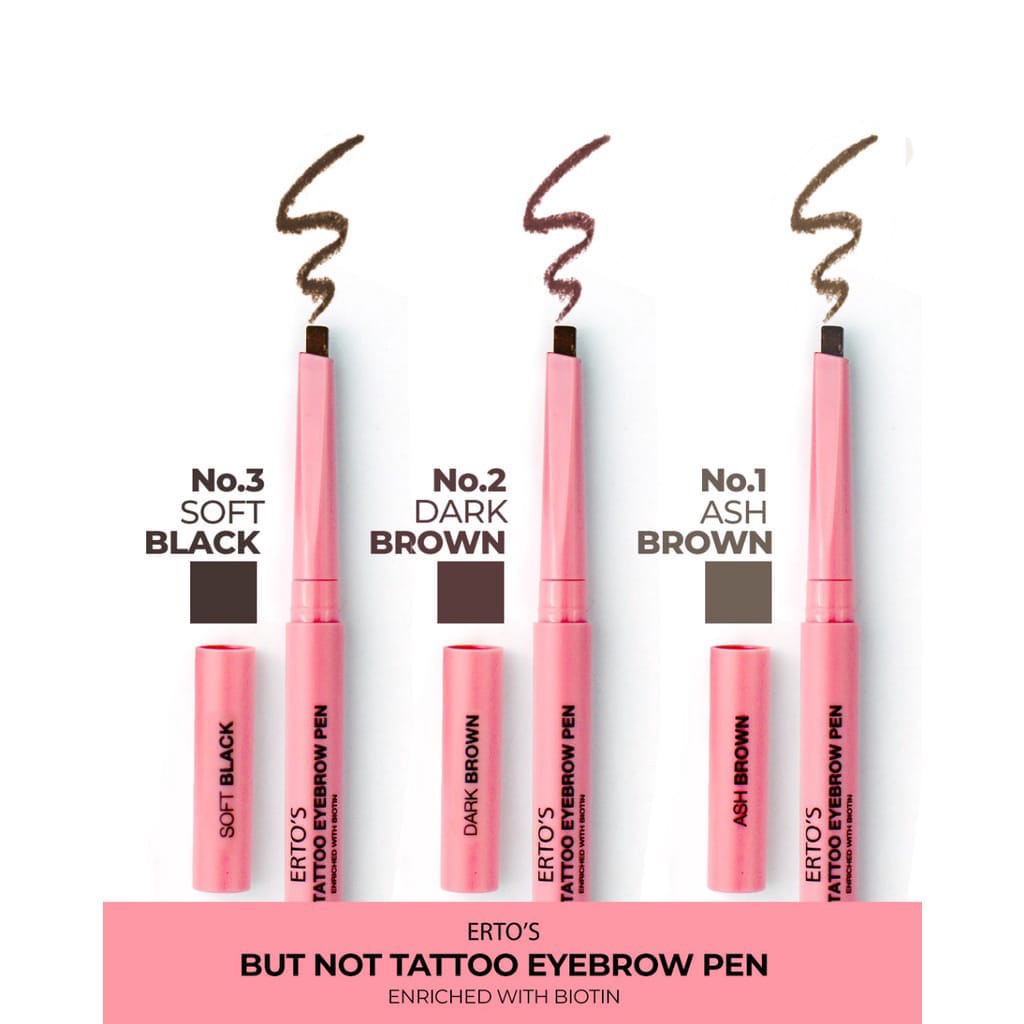 Ertos But Not Tattoo Eyebrow Pen Long Lasting