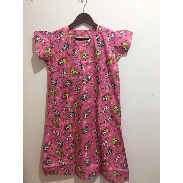 Daster Motif  LOL Pink LD 95