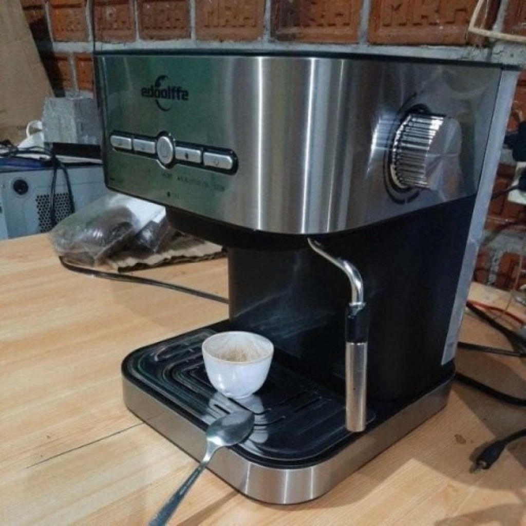 Mesin Kopi Semi Automatic Italian Coffee 15 Bar Espresso Maker 1050W