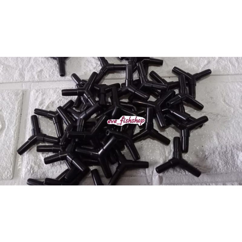 Keni Aerator Sambungan Selang Model Y Konektor Connektor Aquarium