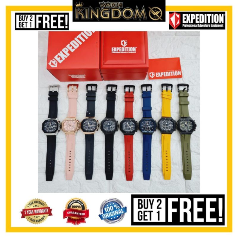 Terbaru Jamtangan pria & wanita ( Unisex ) Expedition E6813 / 6813 Original garansi resmi 1thn