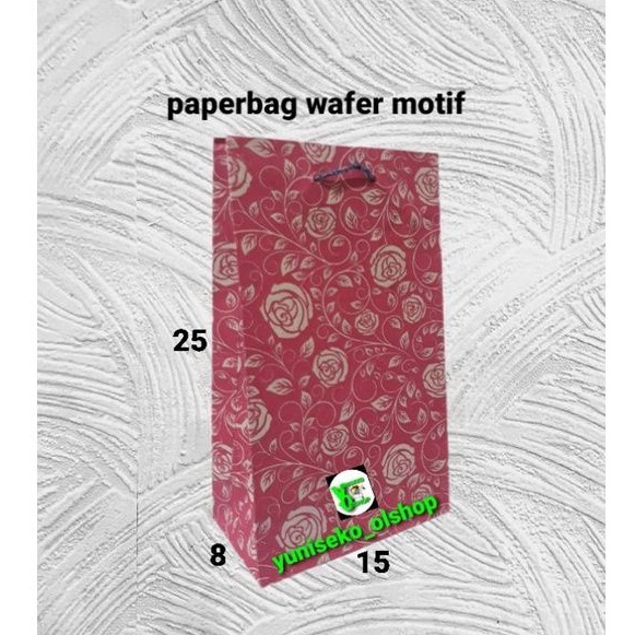

Paperbag wafer motif (15x8x25)