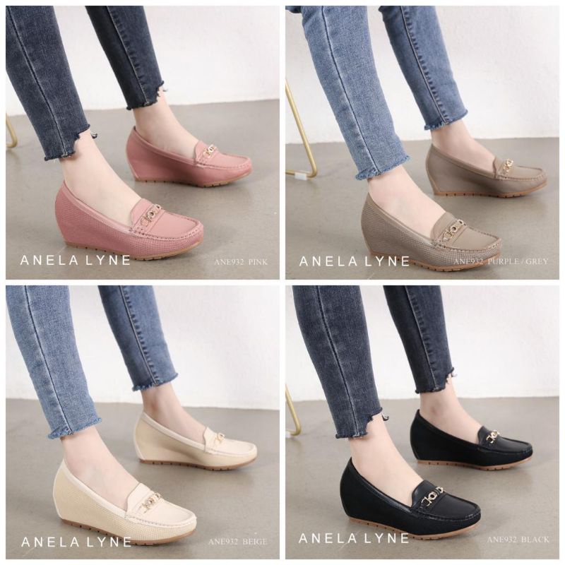 ANELA LYNE DAISY SEPATU WEDGES ANE932 ORIGINAL