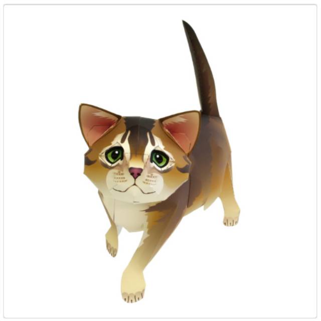 Abyssinian Cat Papercraft