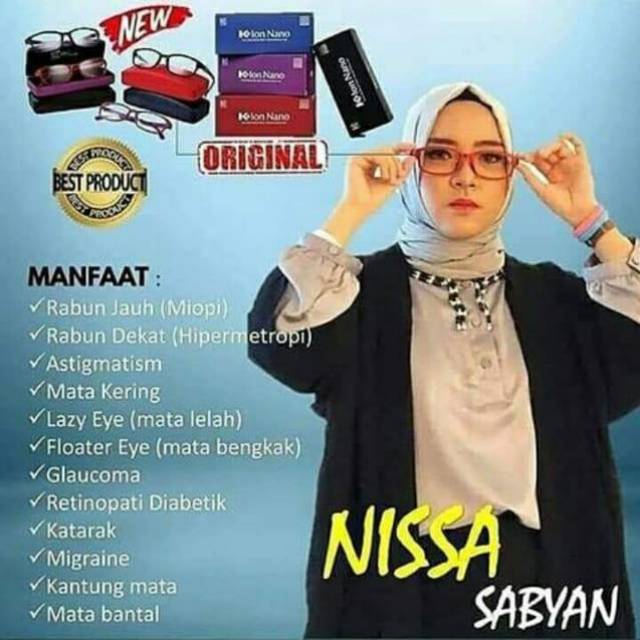 K ION NANO; KACAMATA KESEHATAN DARI K LINK 100 % ORI