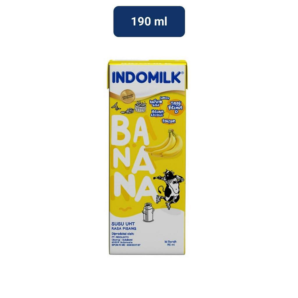 

Indomilk Susu UHT Banana 3 x 190 mL