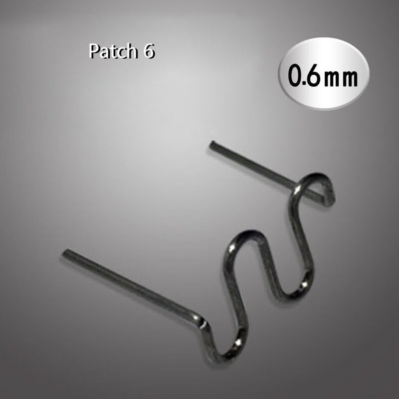 Cre 600Pcs Staples Flat Gelombang 0.6 / 0.8mm Untuk Alat Pertukangan