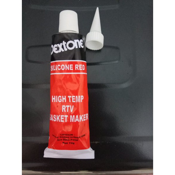 Lem Dextone Silicone Red 70 Gram Sealer Auto Untuk Mesin Mobil Motor Industri Super Kuat