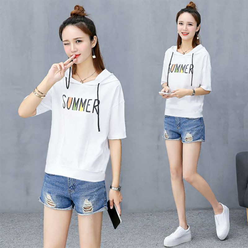 COD-HOODIE WANITA TERBARU SUMMER- FASHIONBLE 2020-MODEL KEKINIAN- FASHION STYLE KOREA-HOODIE WANITA