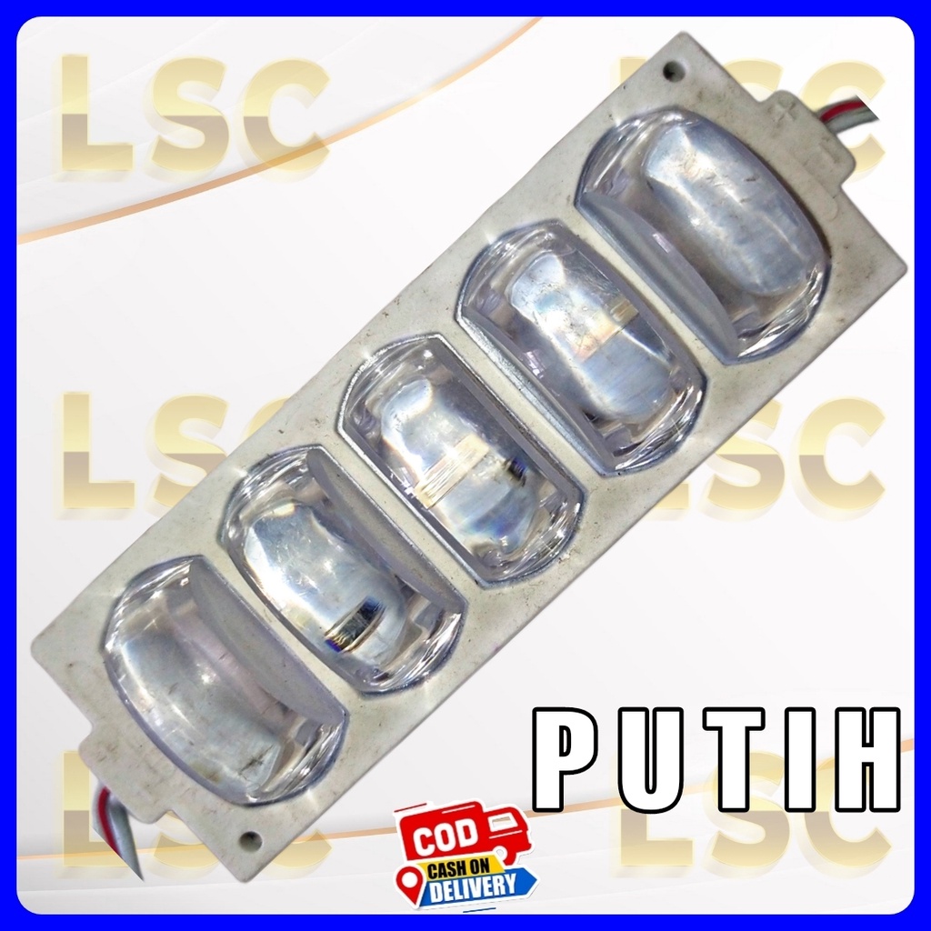 LAMPU LED 5 mata INJECTION 12-24 volt, variasi mobil motor truk bis