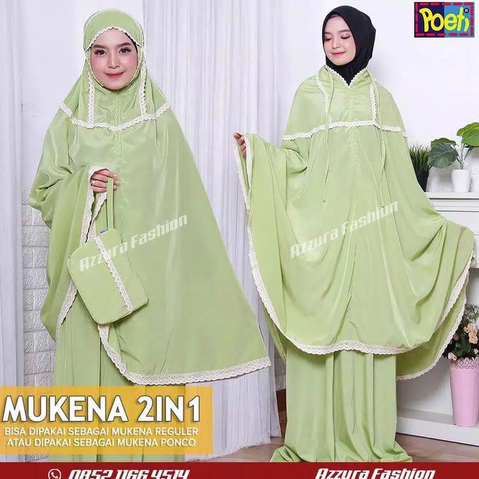 Ori&Terjamin Mukena 2 In 1 Poeti Ori - Slide 1