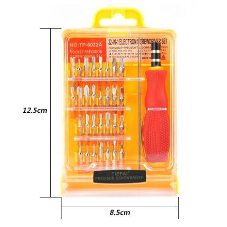 Obeng 32 in 1 Set Pinset Multifungsi Serbaguna Pembuka Baut 32in1