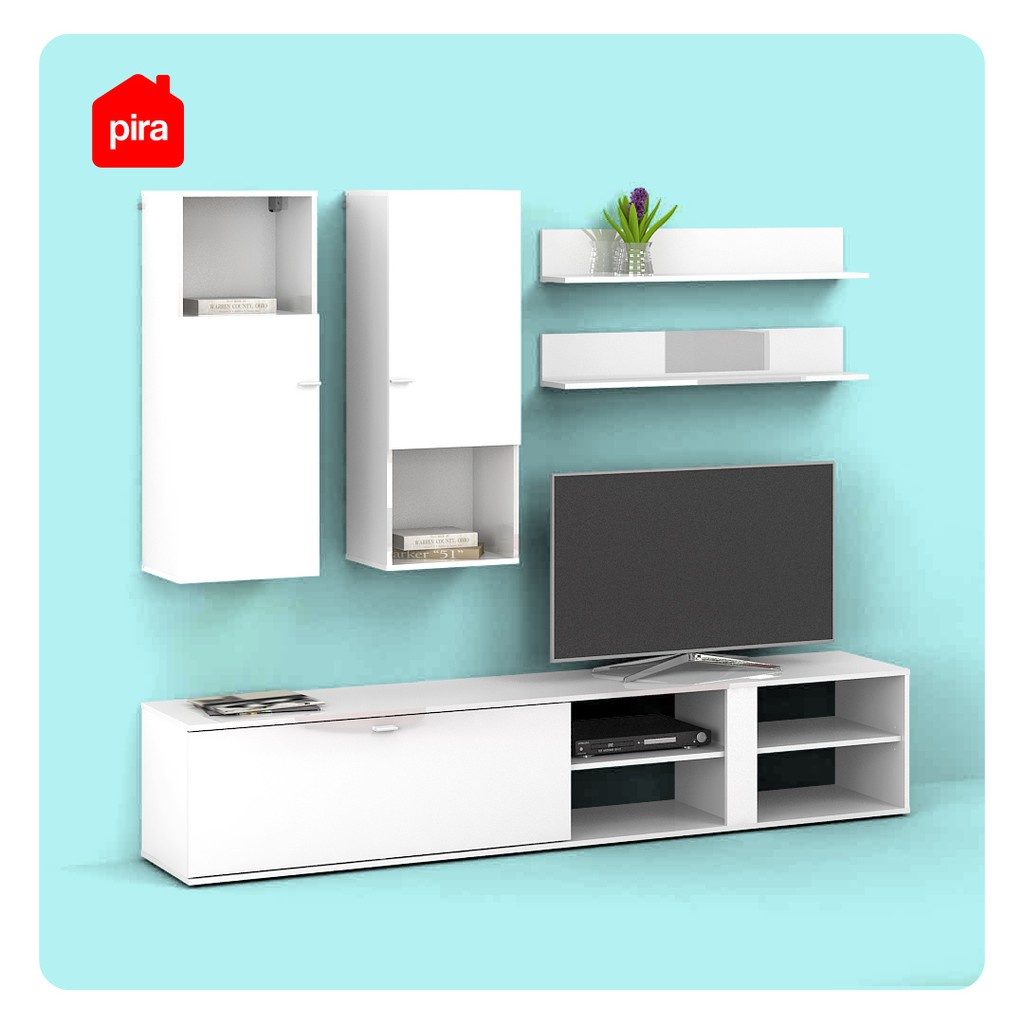 Pira Bavarian - Uranus WU GL Rak Dinding / Rak TV