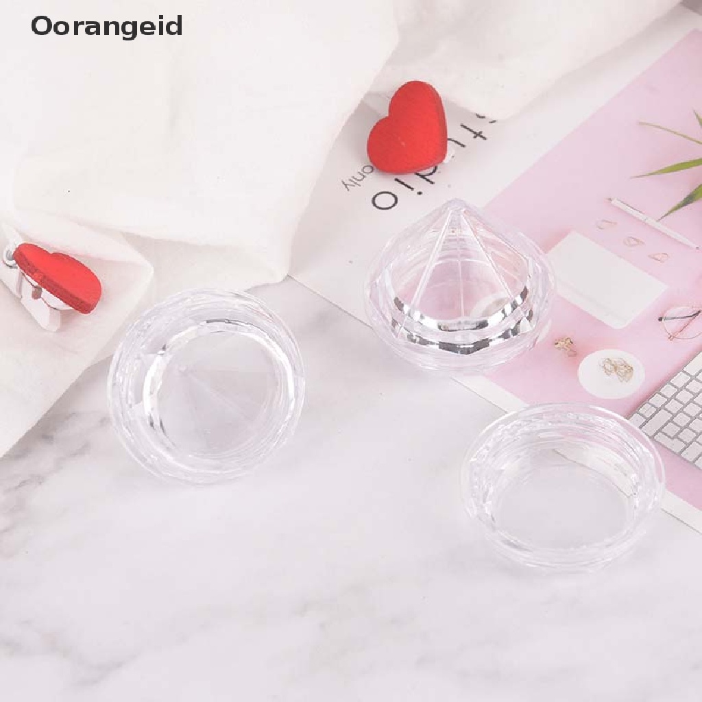 (Orangexgood) 10pcs / Set Kontainer Kosong 5g Untuk Krim Wajah / Kosmetik / Makeup