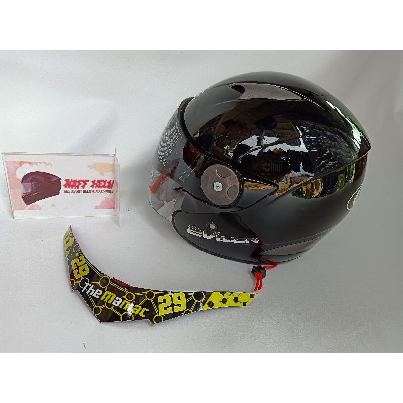 Spoiler / wing helm KYT 2 vision motif pnp kyoto