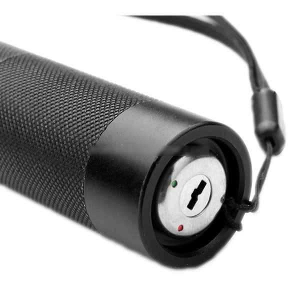 TaffLED Green Beam Laser Pointer 1MW 532NM with Baterai+Charger - Black - OMLP0LBK