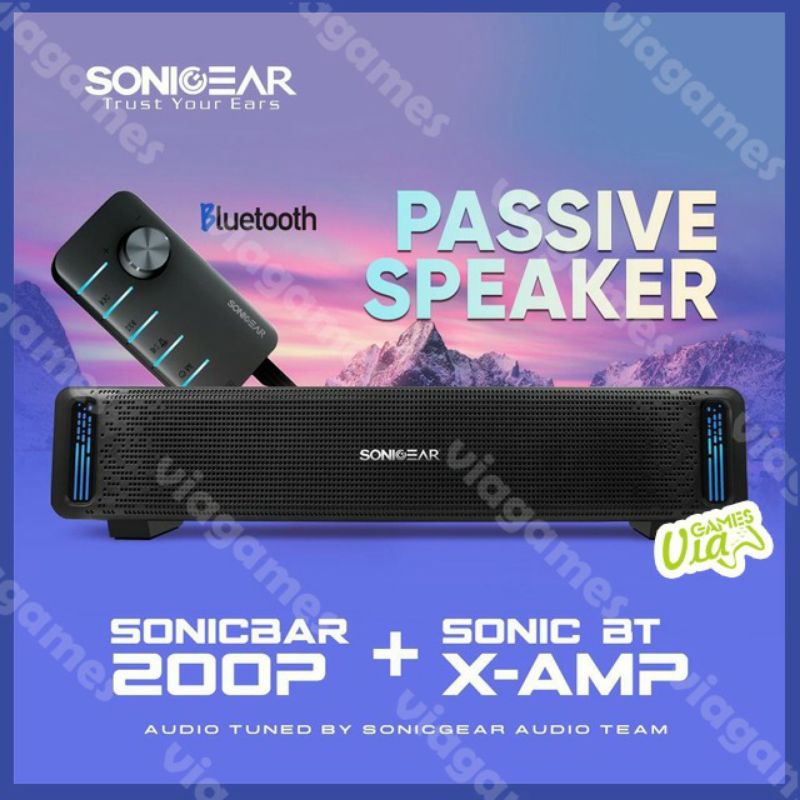 Sonic Gear - SonicBar - SonicGear 200P Powerful Audio Soundbar Speaker