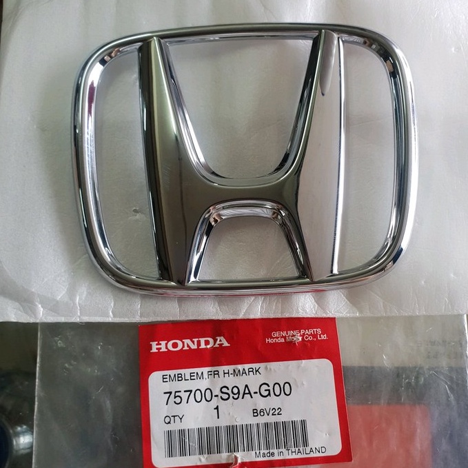 Emblem Logo Lambang H Depan Honda CRV RD RE Gen.2-3 2004 2005 2006 2007 2008 2009 . Civic FD-1 FD-