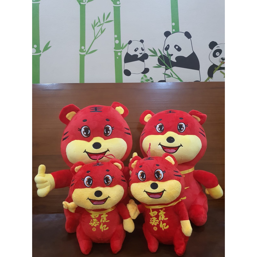 laristerus79 BONEKA MACAN JEMPOL boneka harimau boneka imlek hiasan imlek chinese new year 2022 B008