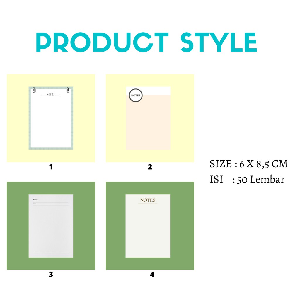 

[MOTIF 1] NOTEPAD MEMOPAD MEMO PAPER PAPER NOTE KERTAS MEMO KERTAS NOTE