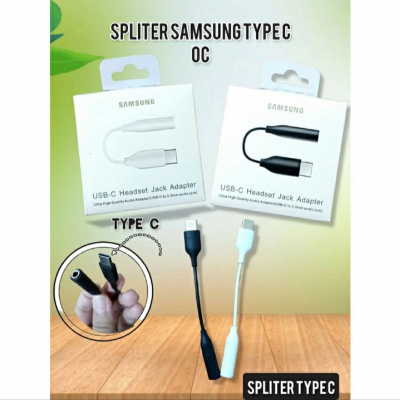 Converter adapter type C to aux jack 3.5mm Samsung USB C headset jack