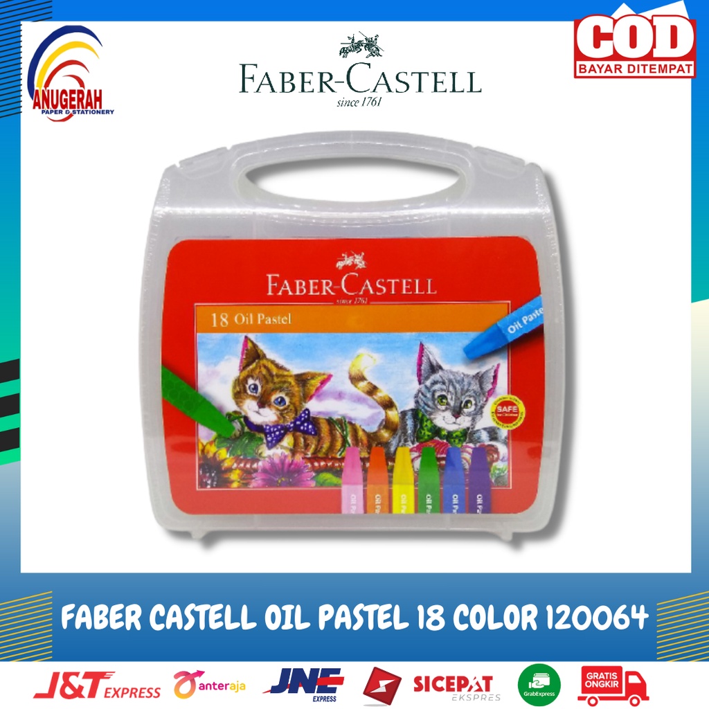 

Faber Castell Crayon 18 Warna 120064 OC (PCS)