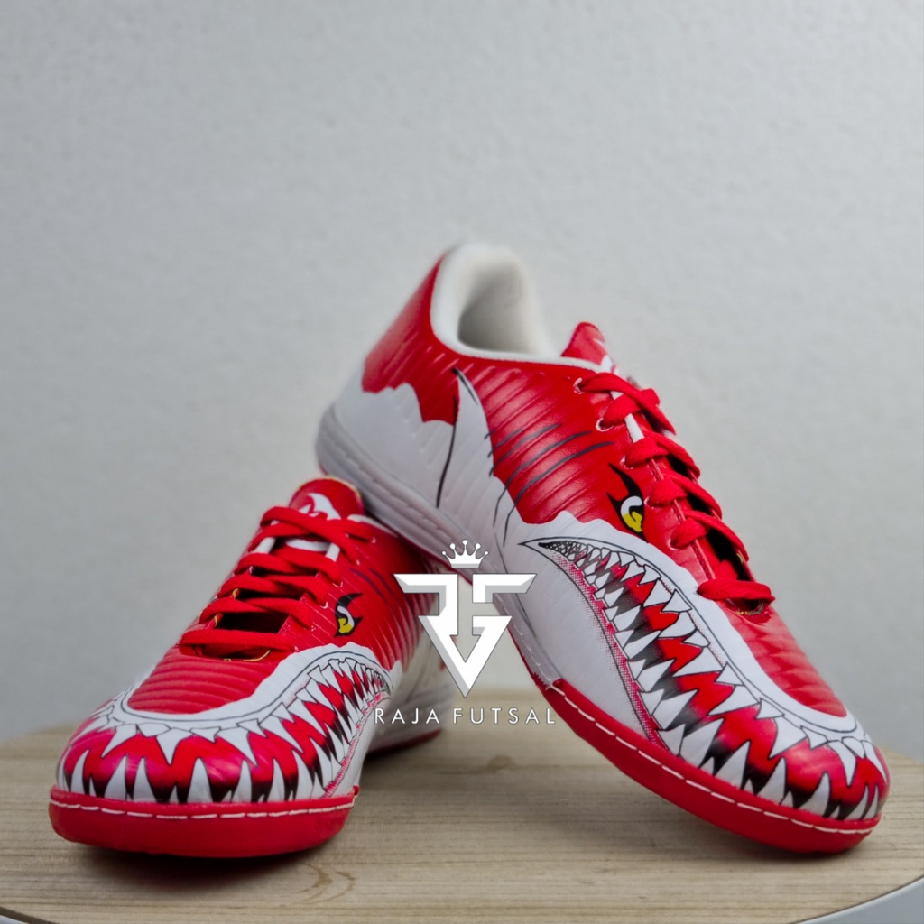 SEPATU FUTSAL  SHARK NEW 2022 SOL SUDAH DI JAHIT GARANSI 3 BULAN BILA SEPATU JEBOL TERBARU