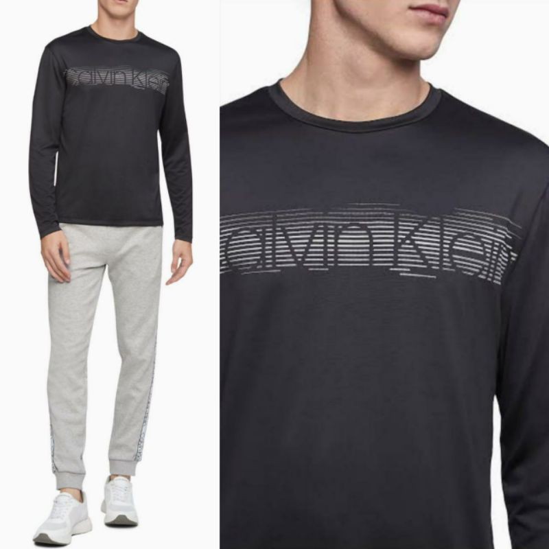 CALVIN KLEIN faded longsleeve tee