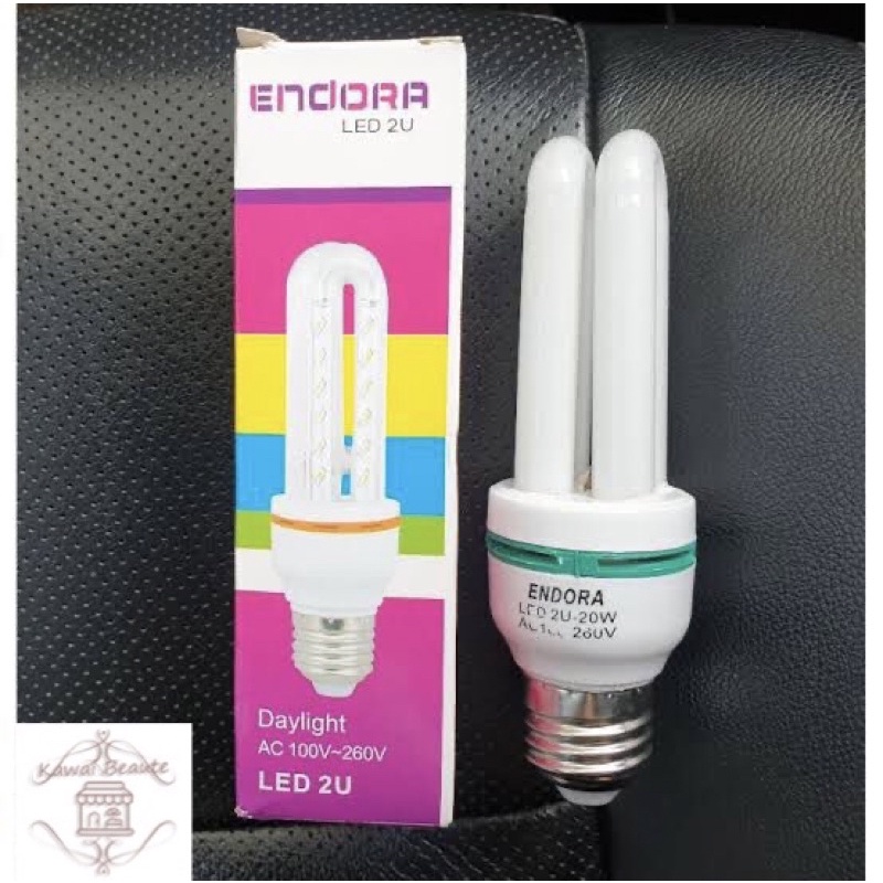 Endora Lampu PLC 2U 20Watt / Lampu Hemat Daya 80%/ LAMPU BOHLAM