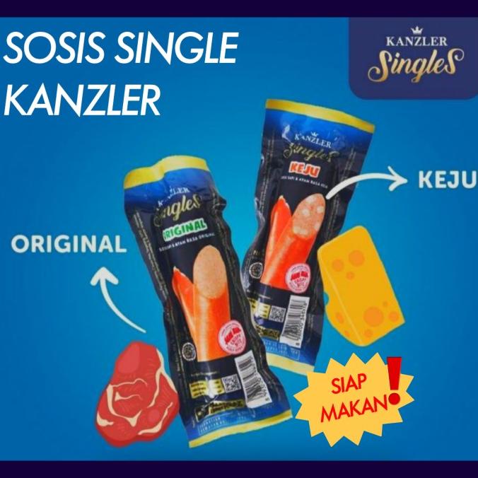 

Sosis Single Kanzler Singles Original Keju Sosis Cimory