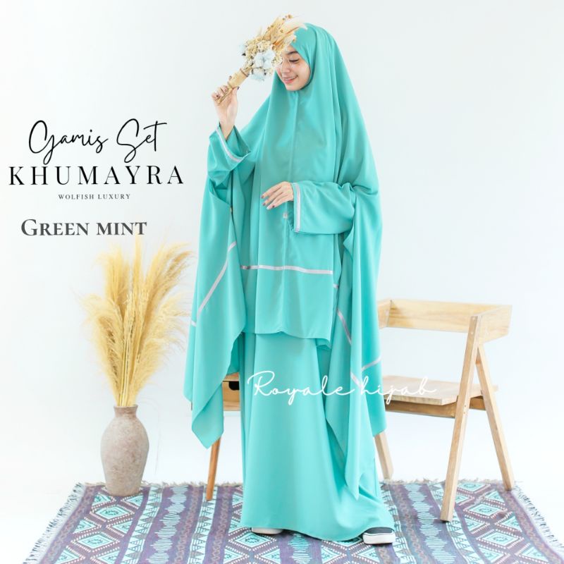 Khumayra syari|gamis cadar|gamis sunnah|gamis niqob|gamis syari|ori royale