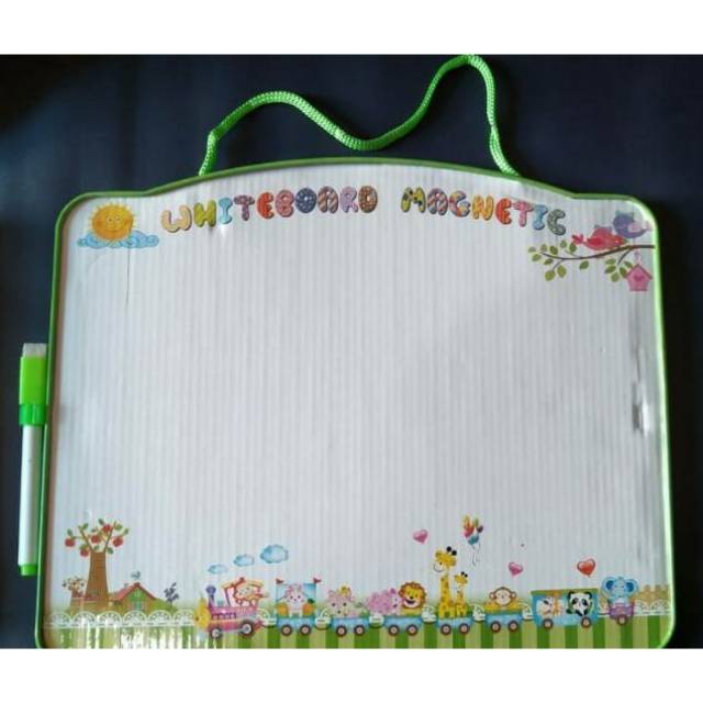 

Mainan Edukasi Papan Tulis Magnet White Board Learning Clock