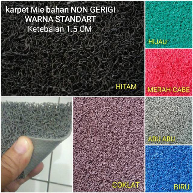 keset mie meteran - keset bihun - keset meteran - anti selip - keset comfort - karpet mie