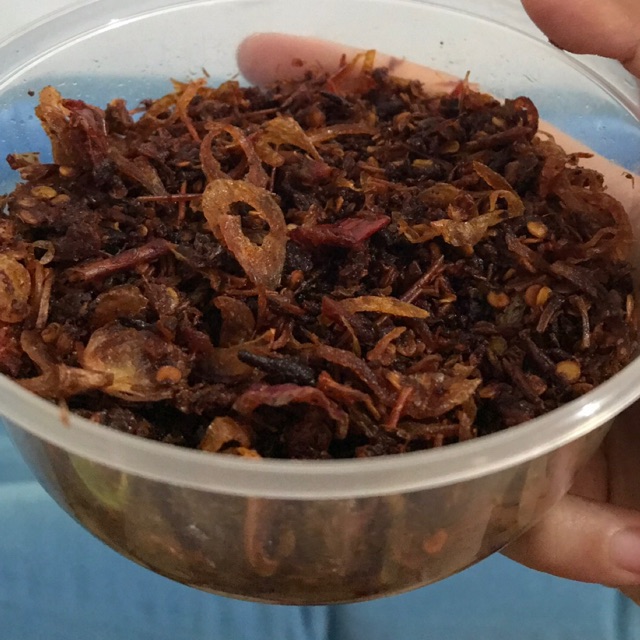 

Sambal Cabe Kering Tumbuk Khas Lombok Asli Homemade Alami seperti Boncabe