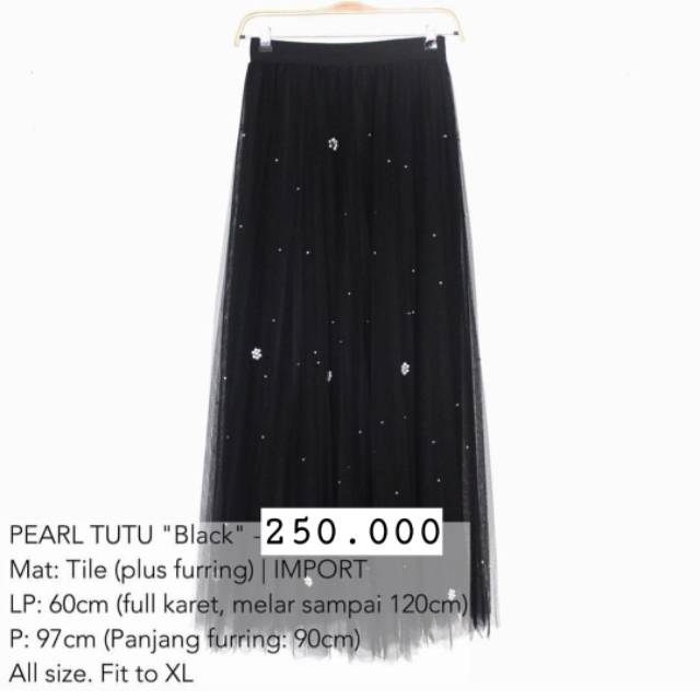 Pearl tutu Black from @iymelsayshijab