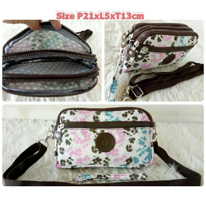 KP21M Tas Selempang Kipling/Dompet Kipling 2Tali