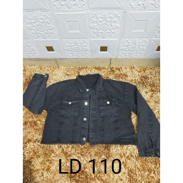 JAKET JEANS WANITA LD 110