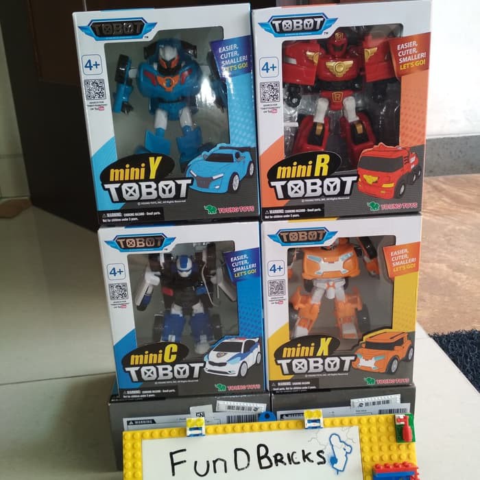 Tobot Mini R Y X C Young Toys Youngtoys